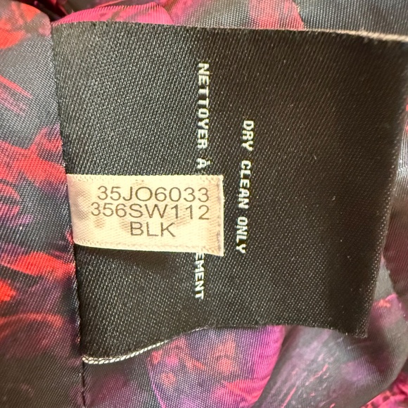 Cole Haan Signature black wool blend coat - Size 6 - Picture 9 of 9